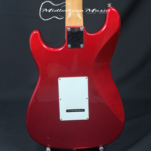 Austin - Strat Style 6-String Electric Guitar - Candy Apple Red Gloss Finish USED