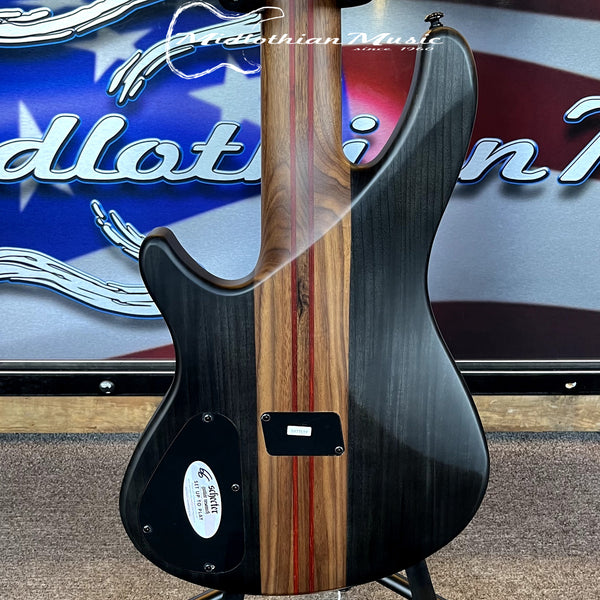 Schecter - Charles Berthoud - CB-5 - 5-String Active Bass Guitar - See Through Black Satin Finish