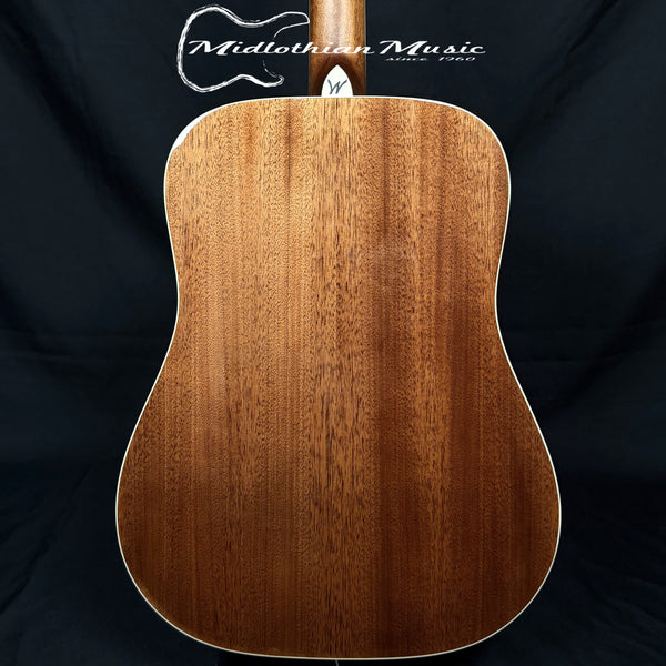 Washburn HD10S - Heritage Series - Dreadnought 6-String Acoustic Guitar - Natural Gloss Finish