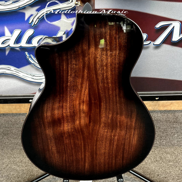 Breedlove - Organic Performer Pro Dreadnought Concerto CE Acoustic-Electric Guitar w/Case - Aged Toner & Suede Burst Back Finish