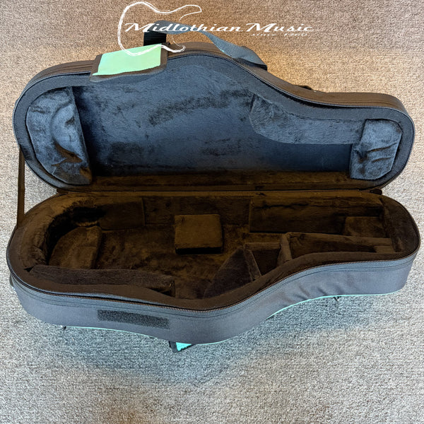 Kaces - Alto Saxophone Case (KBOASTL) - Teal Finish USED