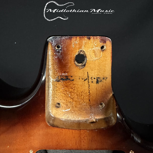 Guitar Body - For DIY Projects - Sunburst Finish w/Flame Top USED