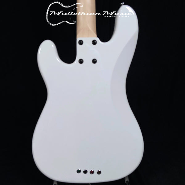 Lakland Skyline 44-64 Custom PJ - 4-String Bass - White Gloss w/Tortoise Pickguard w/FREE GATOR GIG BAG!