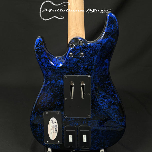 Schecter - Sun Valley Super Shredder - FR-S (Floyd Rose & Sustaniac) Electric Guitar - Blue Reign Gloss Finish