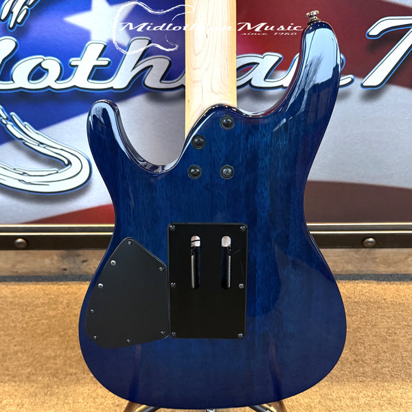 Ibanez S670QM 6-String Electric Guitar - Sapphire Blue Gloss USED