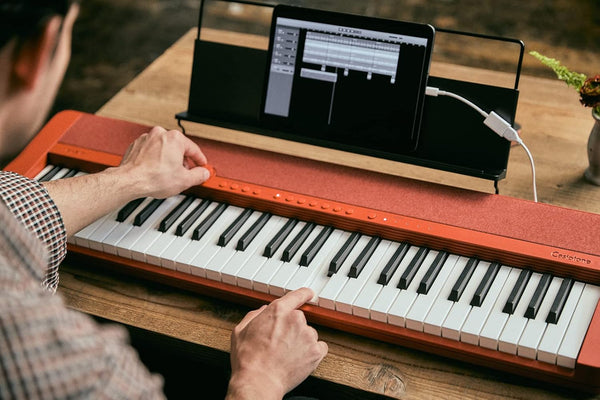 Casio - CT-S1 61-Key Portable Keyboard - Red Finish