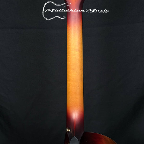 Breedlove - Oregon Concert Old Fashioned CE - Acoustic/Electric Guitar - Myrtlewood Orange/Red Gloss Finish