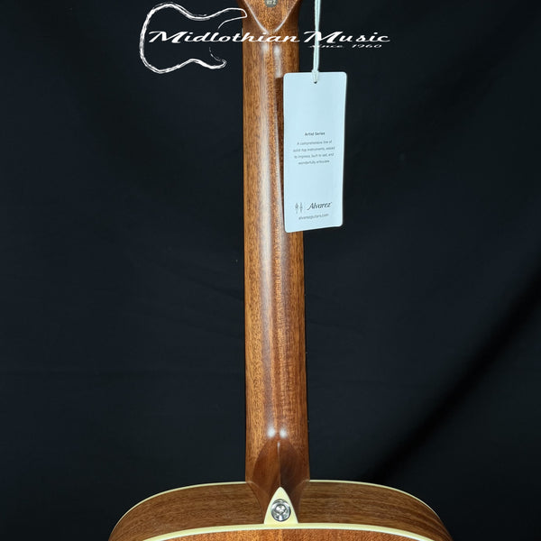 Alvarez AD60 - Herringbone Dreadnought Acoustic Guitar - Natural Gloss Finish