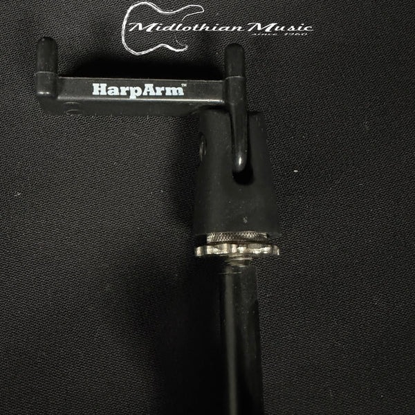 HarpArm - Ultimate Harmonica Holder - Attaches To Mic Stands - Black Finish USED