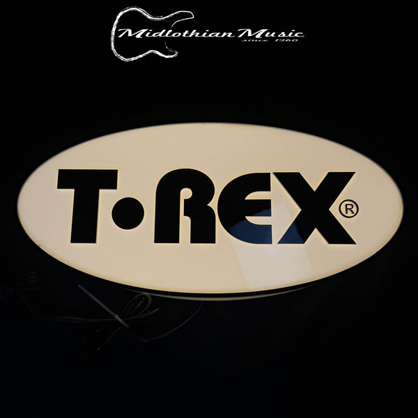 T-Rex Effects (Guitar Pedals) - Light Up Sign - Warm Color NEW!