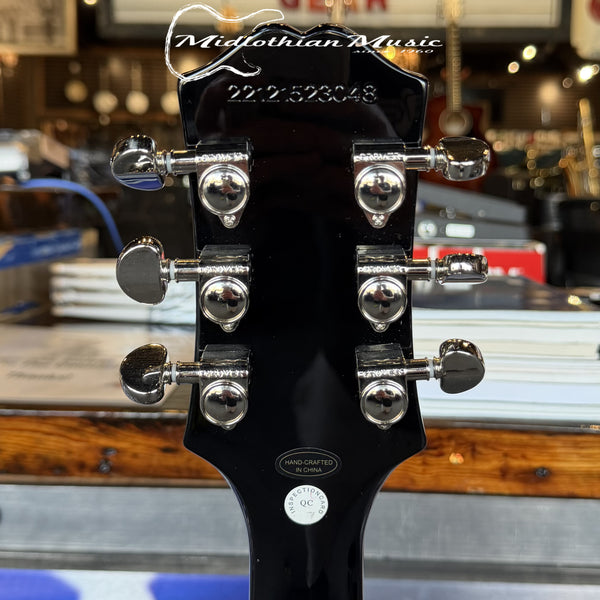 Epiphone - Les Paul Custom - Limited-Edition Electric Guitar - Silver Burst Gloss Finish USED