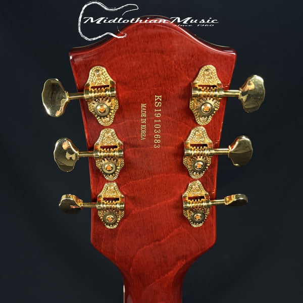 Gretsch - G5422TG - Electromatic Classic Hollowbody Double-Cut Electric Guitar w/Bigsby - Walnut Stain Finish USED