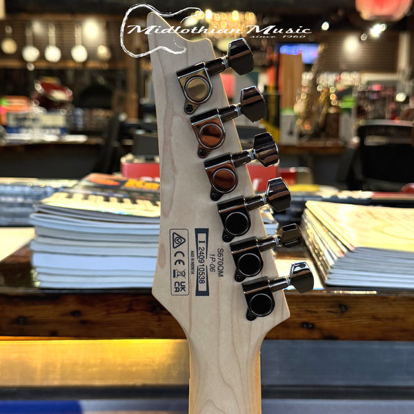 Ibanez S670QM 6-String Electric Guitar - Sapphire Blue Gloss USED