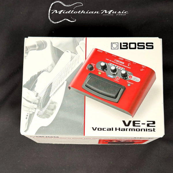 Boss VE-2 Vocal Harmonist Effect Pedal w/Original Box & Paperwork USED