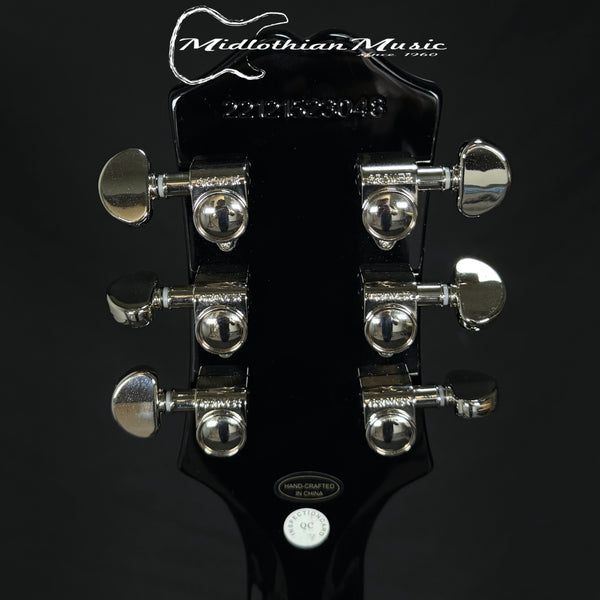 Epiphone - Les Paul Custom - Limited-Edition Electric Guitar - Silver Burst Gloss Finish USED