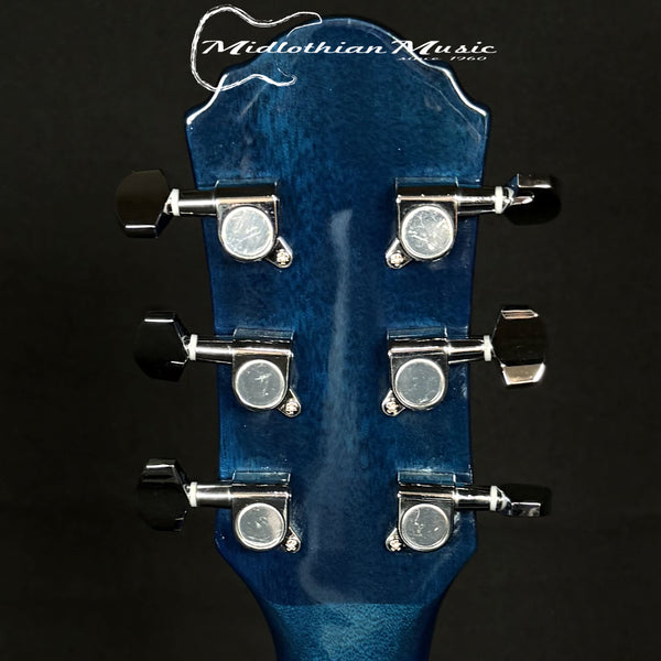 Oscar Schmidt - OG2 Dreadnought 6-String Acoustic Guitar - Blue Finish