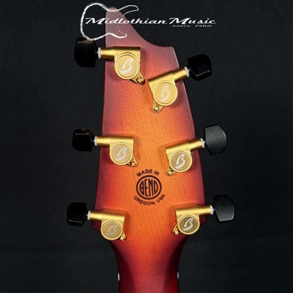 Breedlove - Oregon Concert Old Fashioned CE - Acoustic/Electric Guitar - Myrtlewood Orange/Red Gloss Finish