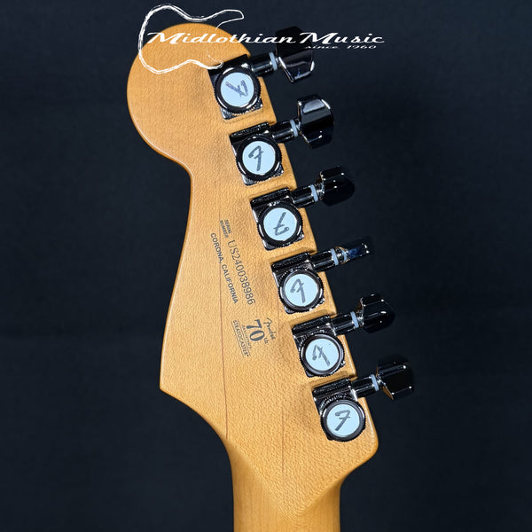 Fender American Ultra II Stratocaster HSS Electric Guitar - Texas Tea & Ebony Fingerboard w/Case USED