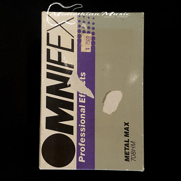 Omnifex Metal Max 708HM Pedal w/Original Box USED Vintage!