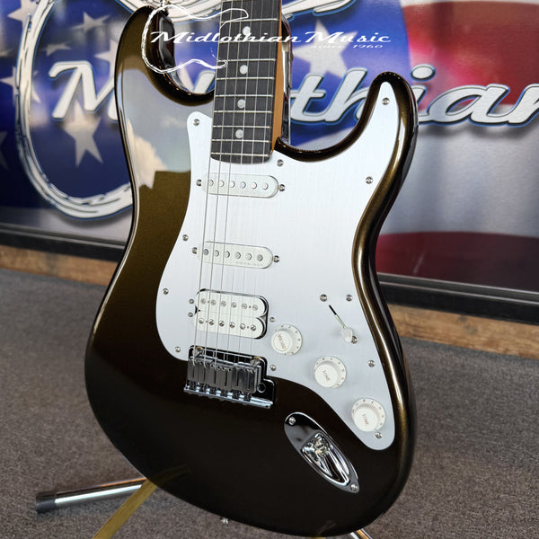 Fender American Ultra II Stratocaster HSS Electric Guitar - Texas Tea & Ebony Fingerboard w/Case USED