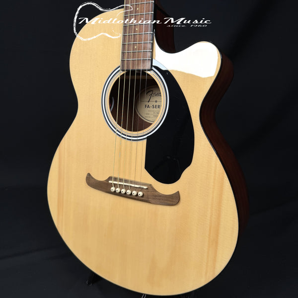 Fender - FA-135CE Concert - Acoustic-Electric Guitar - Natural Gloss Finish USED