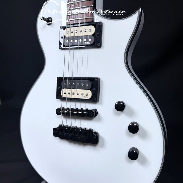ESP - LTD - Eclipse EC-256 - 6-String Electric Guitar - Snow White w/Mods USED