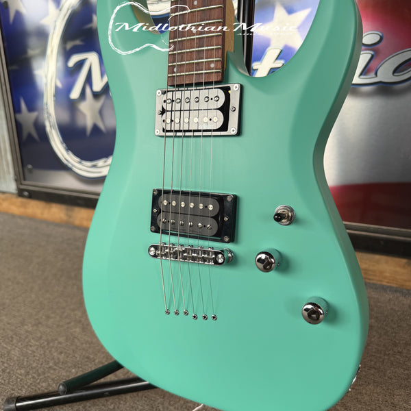 Schecter C-6 Deluxe - 6-String Electric Guitar - Satin Aqua Finish USED
