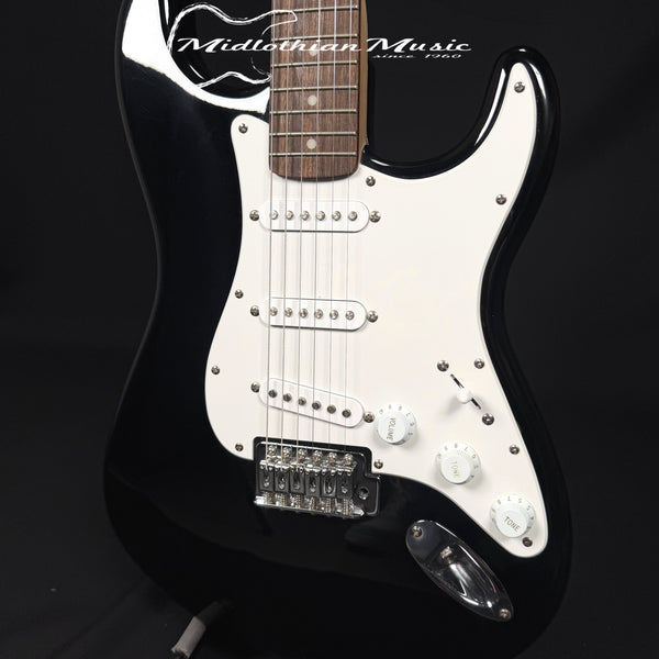 Fender 2019 Squier Stratocaster - Electric Guitar - Black Finish USED