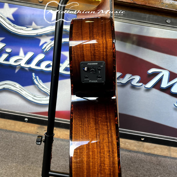 Breedlove - ECO Pursuit Exotic S KOA - Concert CE - Acoustic-Electric Guitar - Edgeburst Gloss Finish