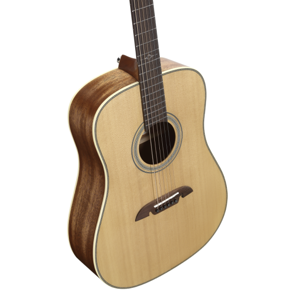 Alvarez AD60 - Herringbone Dreadnought Acoustic Guitar - Natural Gloss Finish