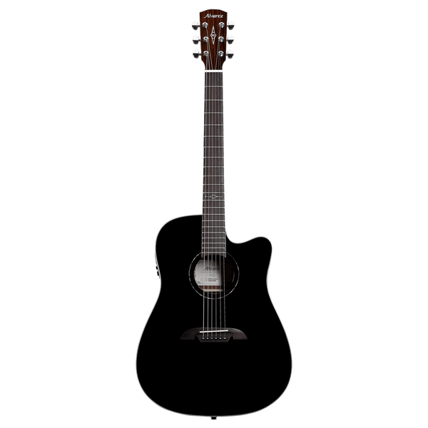 Alvarez AD70ce - Artist Dreadnought w/Cutaway Acoustic/Electric Guitar - Black Finish