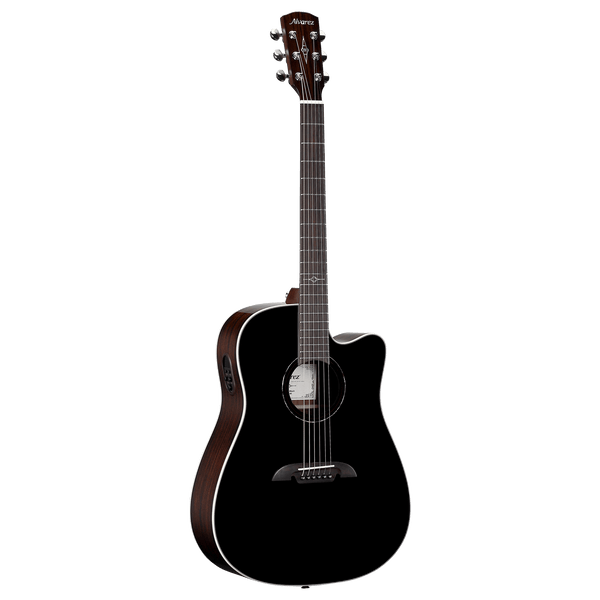 Alvarez AD70ce - Artist Dreadnought w/Cutaway Acoustic/Electric Guitar - Black Finish