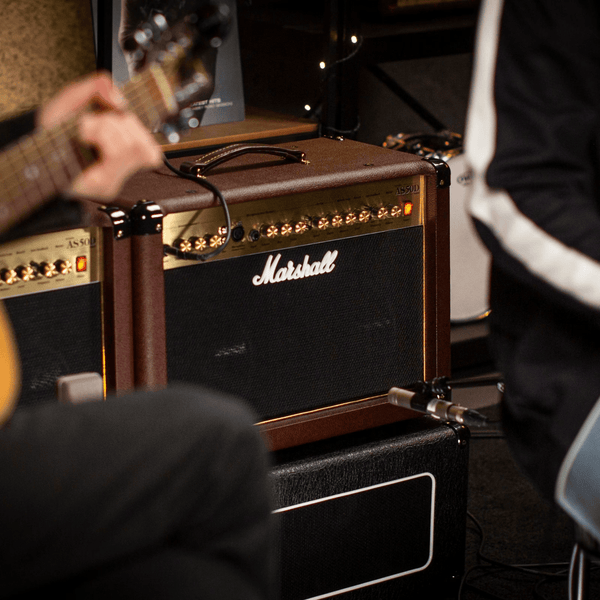 Marshall AS50D 50-Watt 2x8" - 2-Channel Acoustic Combo Guitar Amplifier - Brown