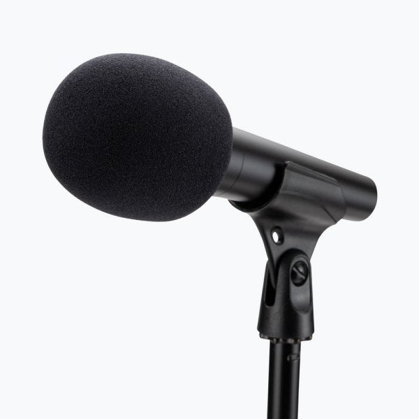 On-Stage ASWS58-B - Foam Windscreen For Microphones - Black Finish