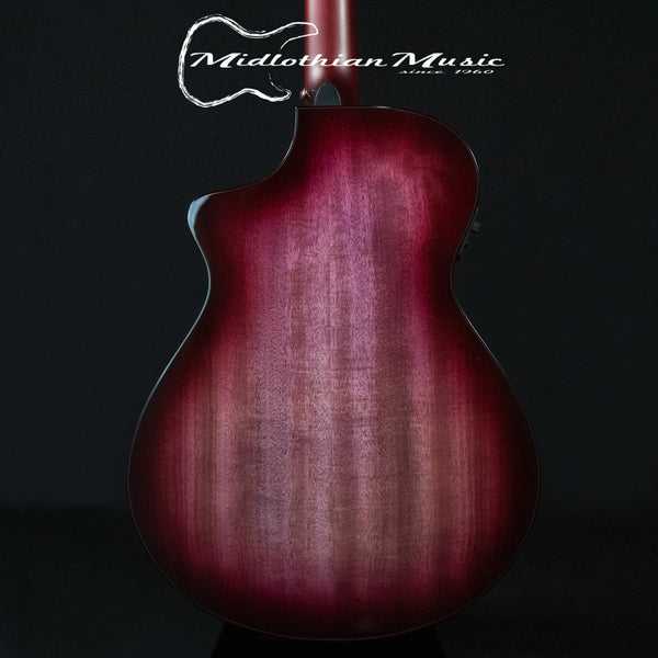 Breedlove ECO Collection - Pursuit Exotic S Concert CE - Acoustic-Electric Guitar - Pinot Noir Burst Finish