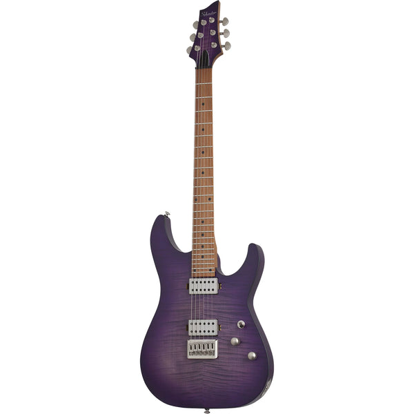 Schecter - C-1 Standard Plus - 6-String Electric Guitar - Purple Burst Satin Finish