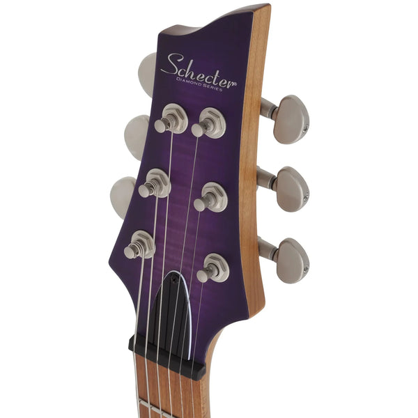 Schecter - C-1 Standard Plus - 6-String Electric Guitar - Purple Burst Satin Finish