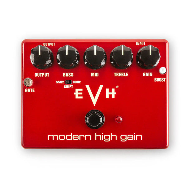 MXR - EVH Modern High Gain Effect Pedal - Overdrive/Distortion - Red Finish