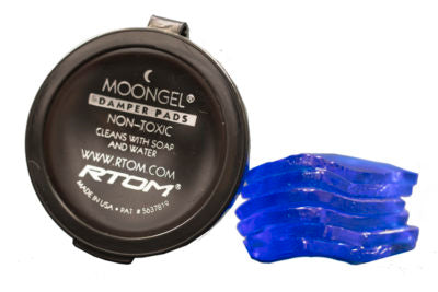 RTOM Moongel Damper Pads - Original 6 Pack - Blue Finish