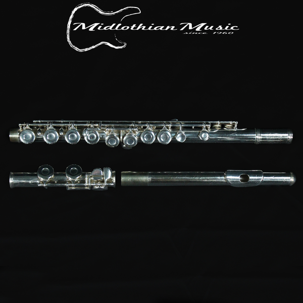 Armstrong 104 Silver-Plated Closed Hole Flute USA #T9706 Pre-Owned
