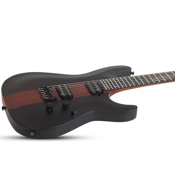 Schecter C-1 Rob Scallon Electric Guitar - Satin Dark Roast Finish