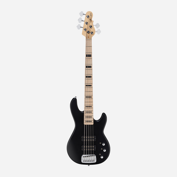 G&L Tribute - L-2500 - 5-String Bass Guitar - Black Frost Satin Finish
