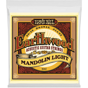 Ernie Ball - Earthwood Light 80/20 Bronze Mandolin Strings - 9-34 Gauge (P02067)