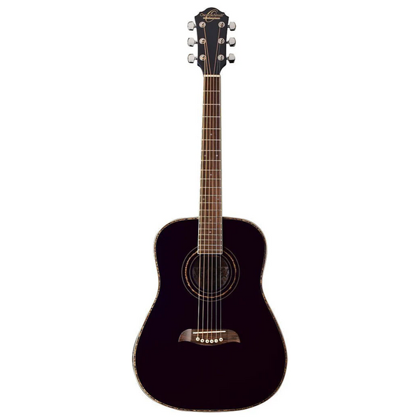 Oscar Schmidt - OG1B-A 3/4 Dreadnought Acoustic Guitar - Black Gloss Finish