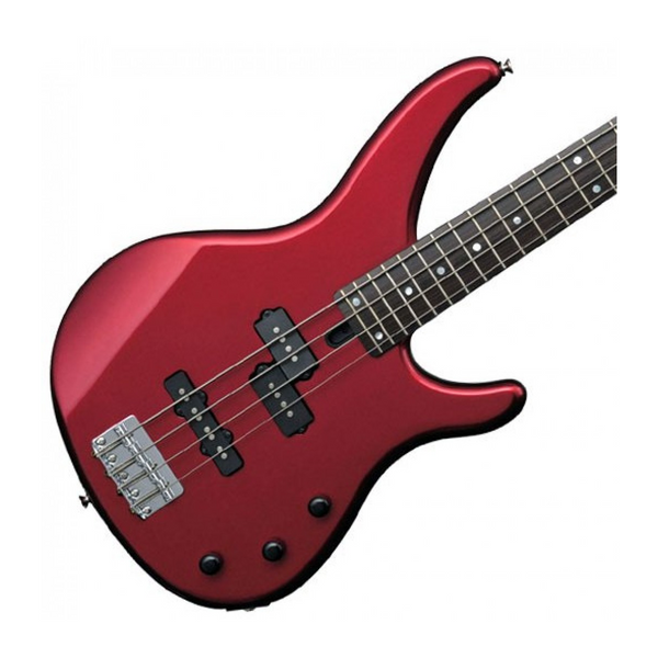 Yamaha TRBX174 4-String Bass Guitar - Red Metallic Gloss Finish