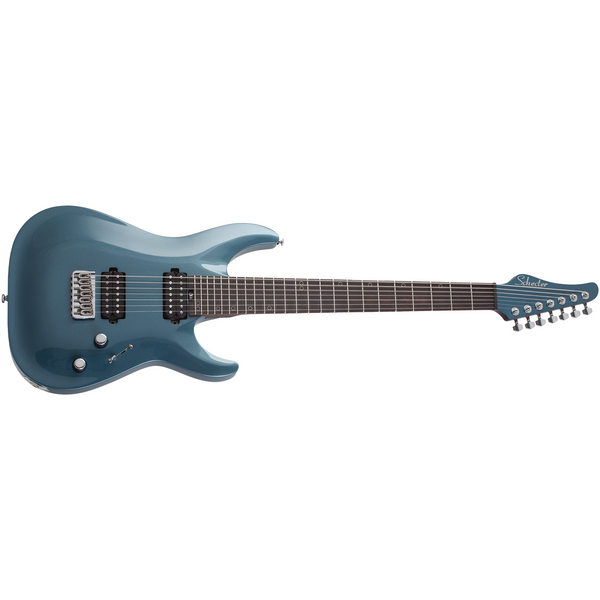 Schecter - Aaron Marshall AM-7 - 7-String Electric Guitar - Cobalt Slate Gloss Finish