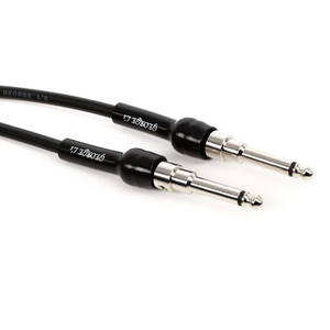 George L's - .225 Straight To Straight Guitar Cable - 15 Ft. Black
