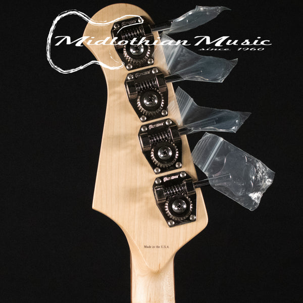 Lakland Custom 44-60 USA Series - Deluxe Buckeye Burl Maple - 4-String Electric Jazz Bass Guitar w/Case