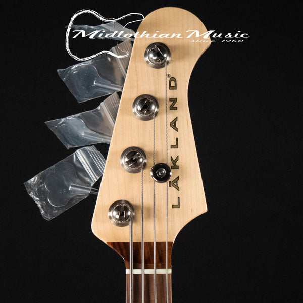 Lakland Custom 44-60 USA Series - Deluxe Buckeye Burl Maple - 4-String Electric Jazz Bass Guitar w/Case
