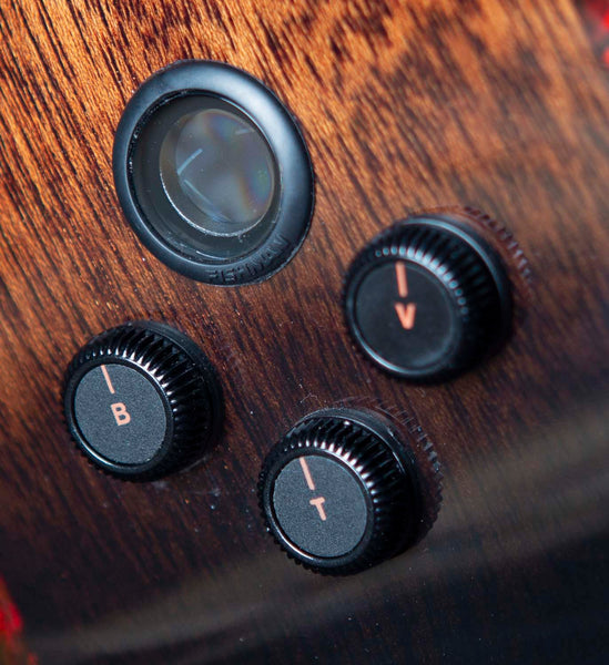 Breedlove - Organic Performer Pro Dreadnought Concerto CE Acoustic-Electric Guitar w/Case - Aged Toner & Suede Burst Back Finish